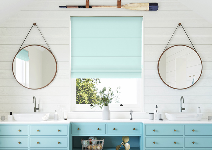 Saltaire, Seaglass - Motorised Roman Blind - Image 3